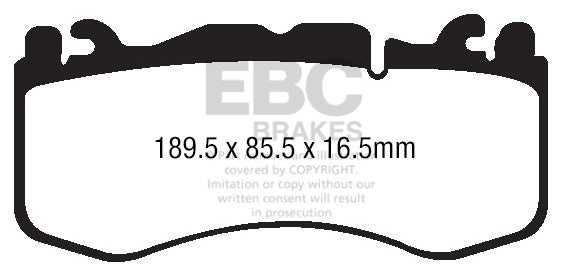 EBC Brakes Yellowstuff 4000 Series Street – DP42174R