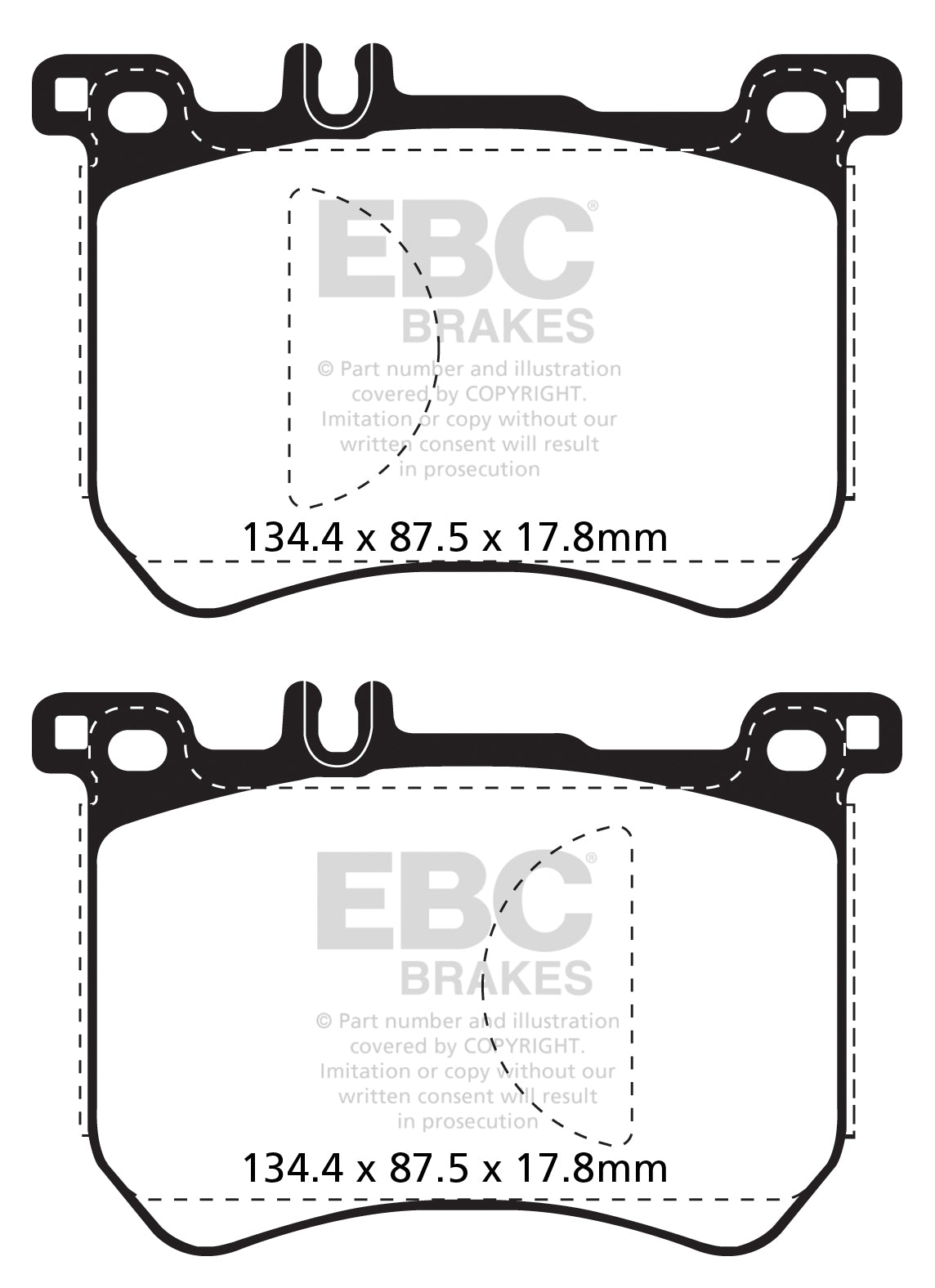 EBC Brakes Yellowstuff 4000 Series Street – DP42178R
