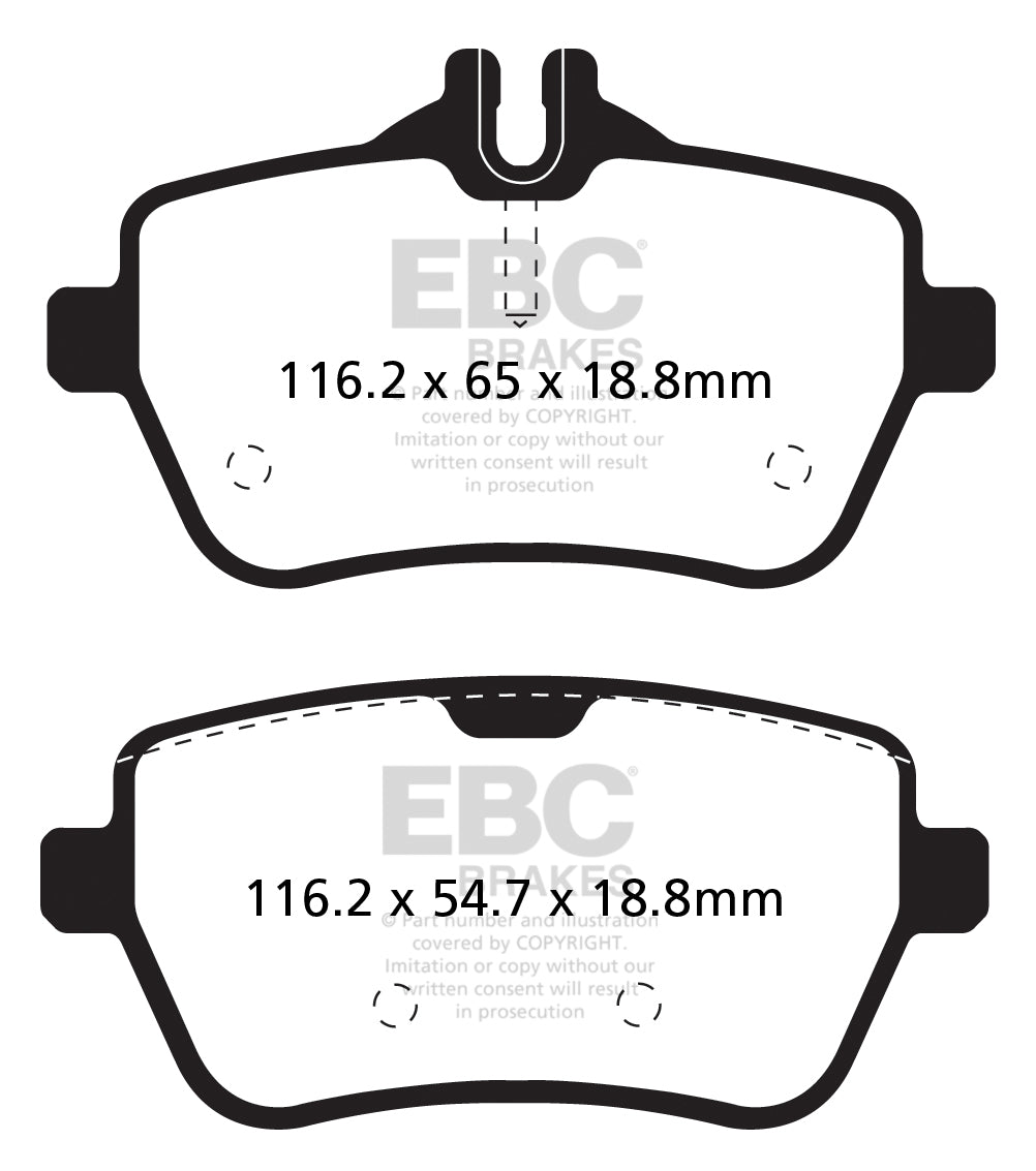 EBC Brakes Yellowstuff 4000 Series Street – DP42178R