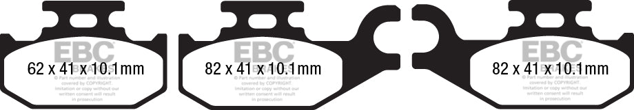 EBC Brakes Ultimax OE Replacement Brake Pad Set – DPX2182