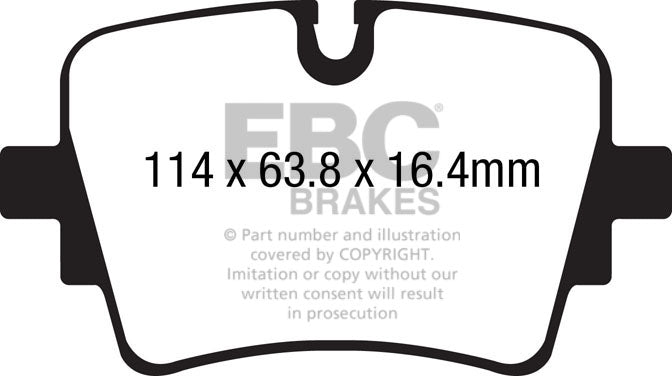 EBC Brakes Yellowstuff 4000 Series Street – DP42192R
