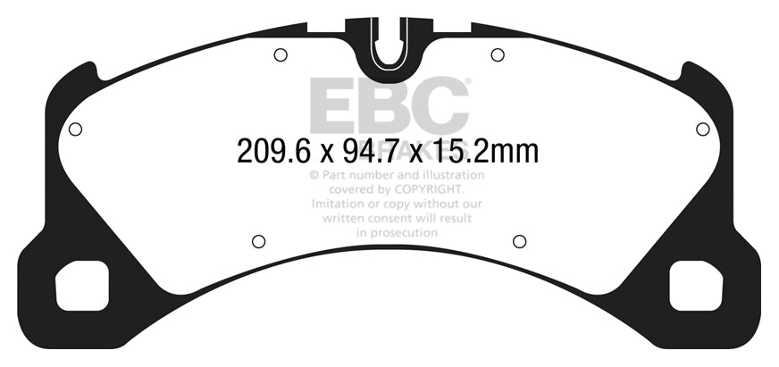 EBC Brakes Yellowstuff 4000 Series Street – DP42201R