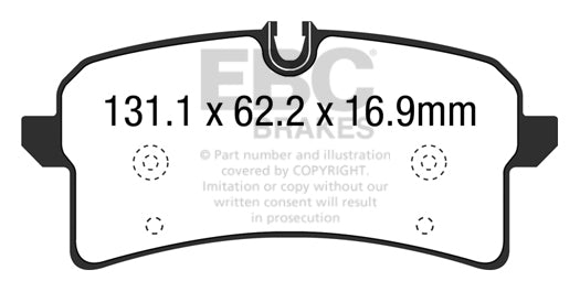 EBC Brakes Yellowstuff 4000 Series Street – DP42204R