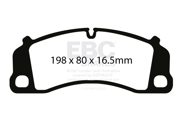 EBC Brakes Ultimax OE Replacement Brake Pad Set – DP817