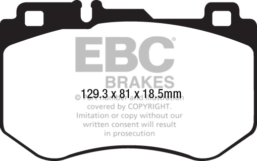 EBC Brakes Yellowstuff 4000 Series Street – DP42209R