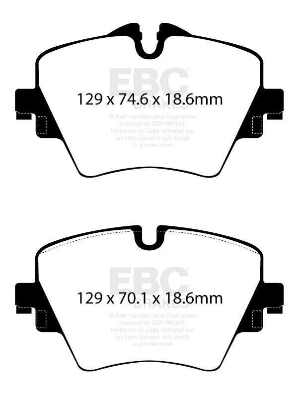 EBC Brakes Yellowstuff 4000 Series Street – DP42242R