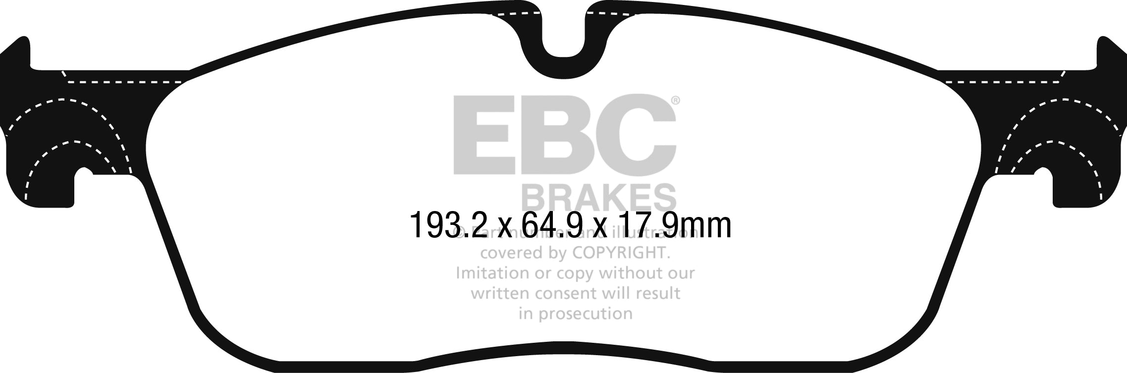 EBC Brakes Yellowstuff 4000 Series Street – DP42251R