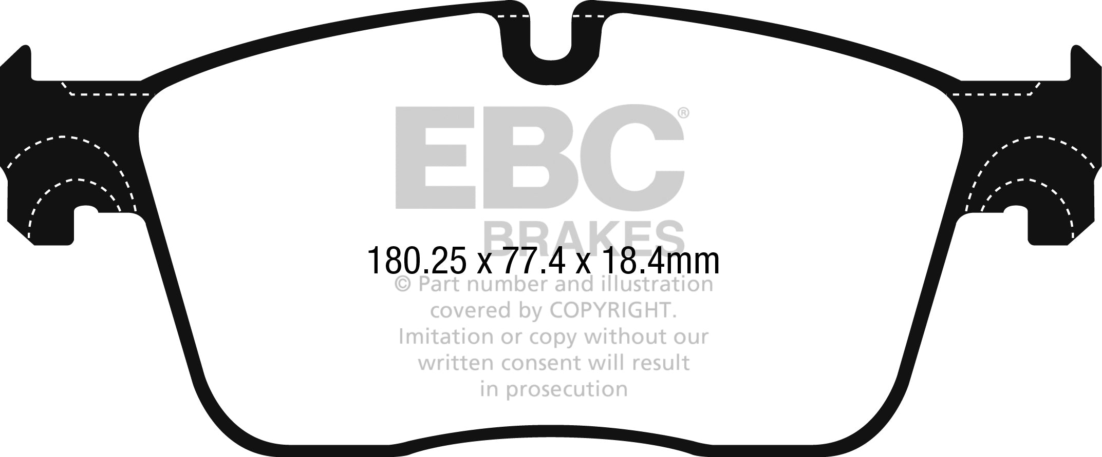 EBC Brakes Yellowstuff 4000 Series Street – DP42252R