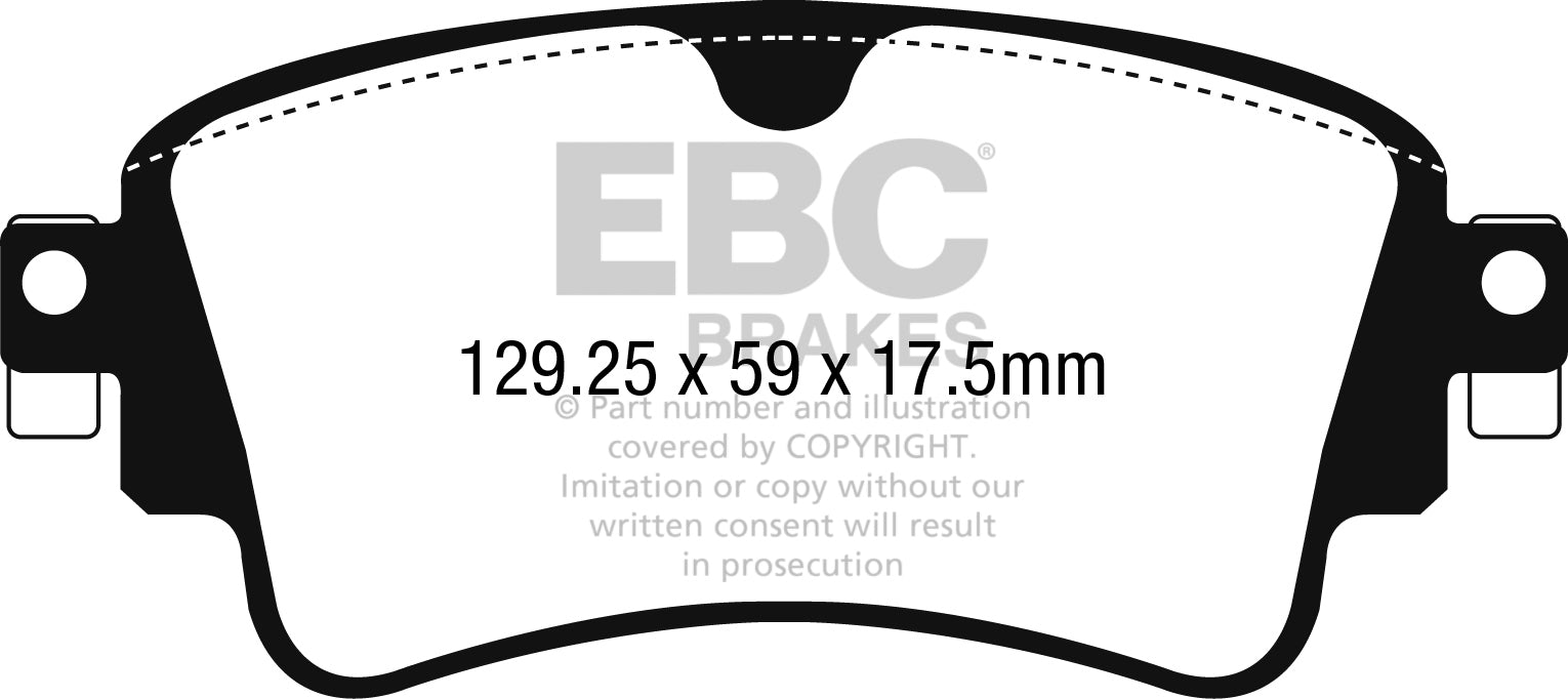 EBC Brakes Ultimax OE Replacement Brake Pad Set – DPX2254