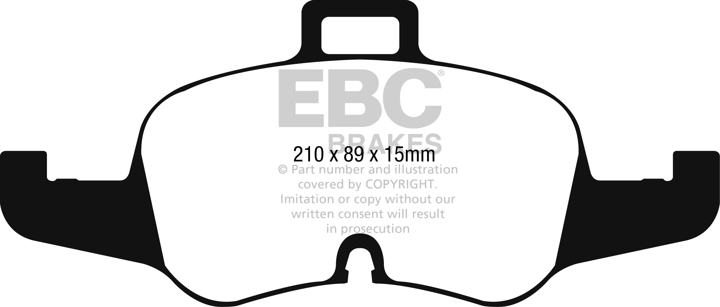 EBC Brakes Yellowstuff 4000 Series Street – DP42255R