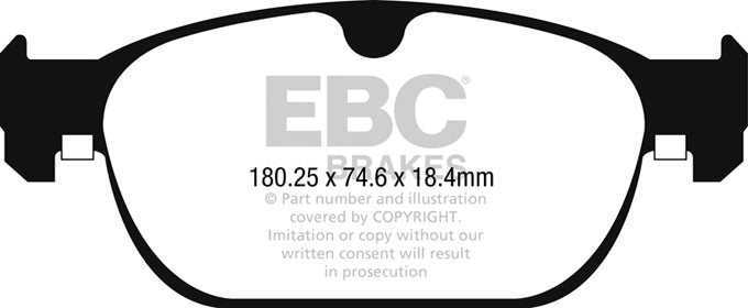 EBC Brakes Yellowstuff 4000 Series Street – DP42258R