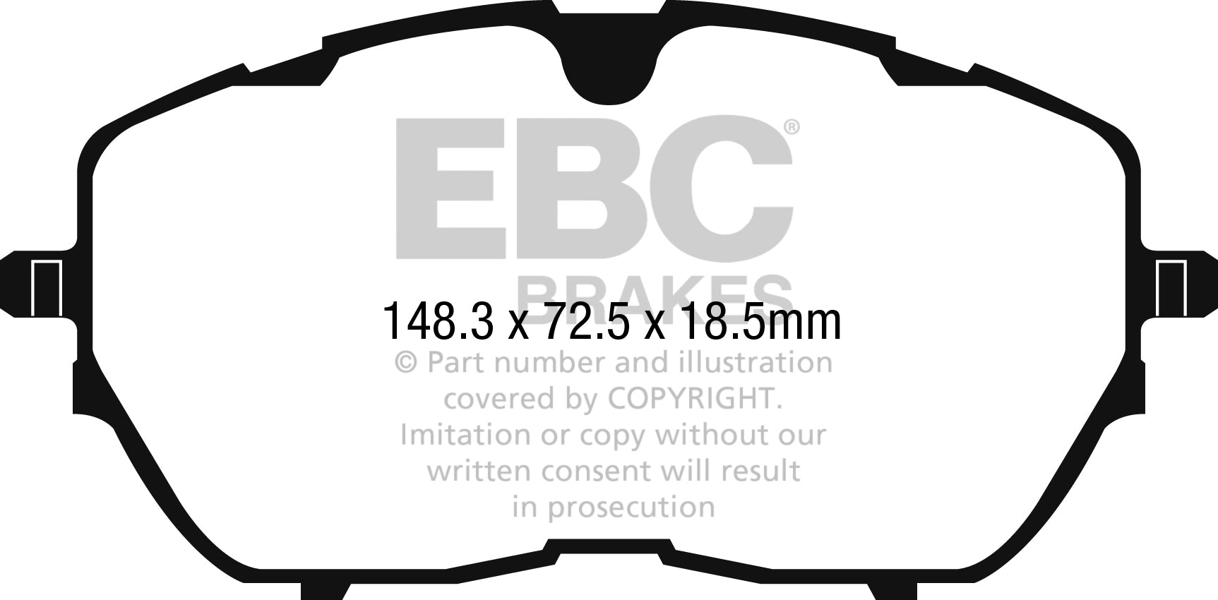 EBC Brakes Yellowstuff 4000 Series Street – DP42265R