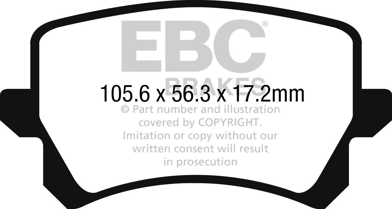 EBC Brakes Yellowstuff 4000 Series Street – DP42278R