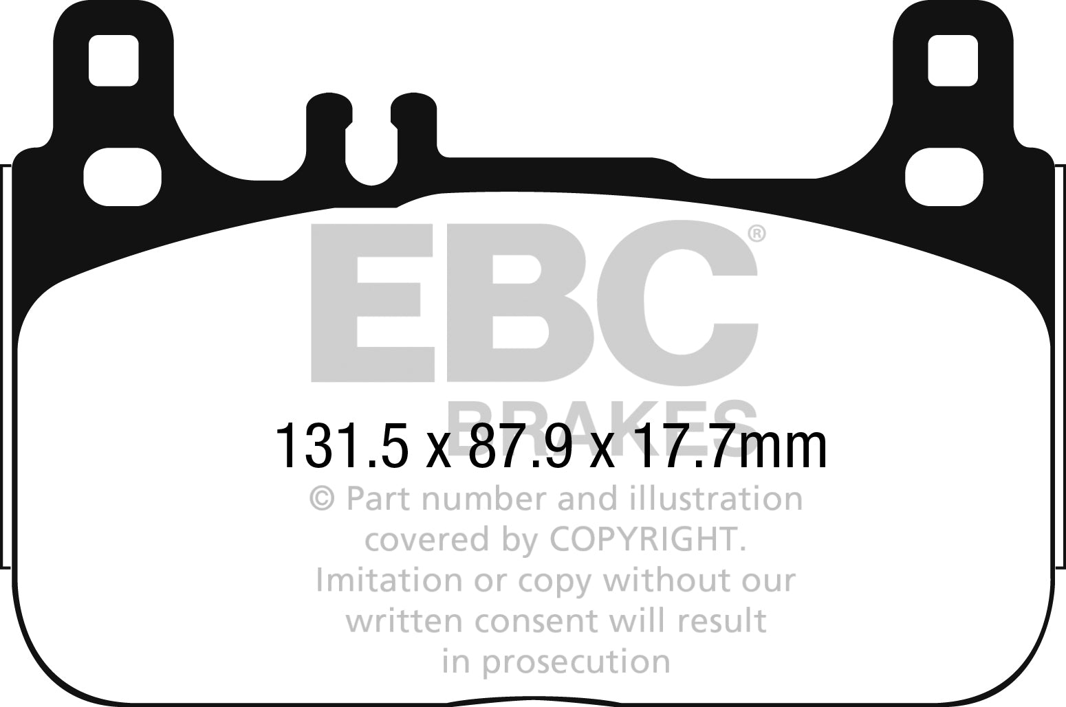 EBC Brakes Yellowstuff 4000 Series Street – DP42284R