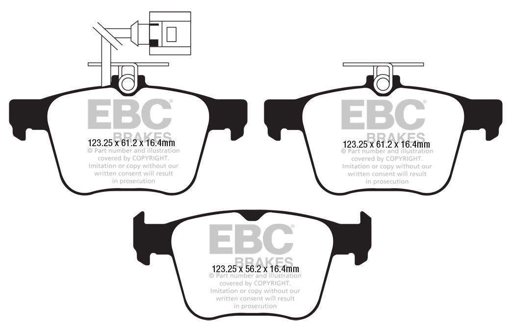 EBC Brakes Yellowstuff 4000 Series Street – DP42295R