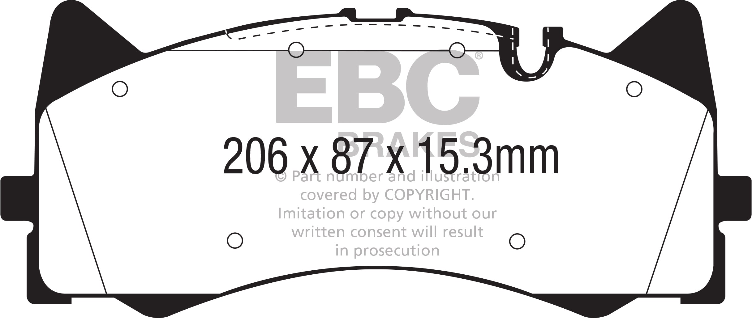 EBC Brakes Yellowstuff 4000 Series Street – DP42297R