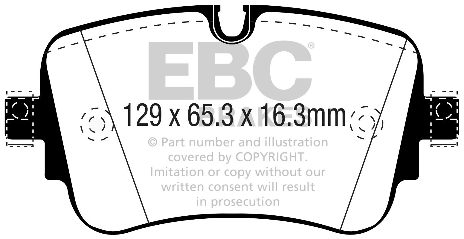 EBC Brakes Yellowstuff 4000 Series Street – DP42297R