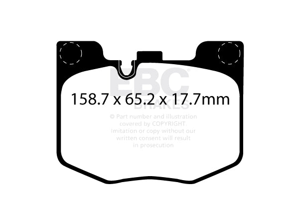EBC Brakes Racing RP-X Track and Race Brake Pads – DP82302RPX
