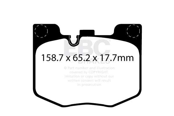 EBC Brakes Racing RP-X Track and Race Brake Pads DP82302RPX - Performance HQ - United Kingdom