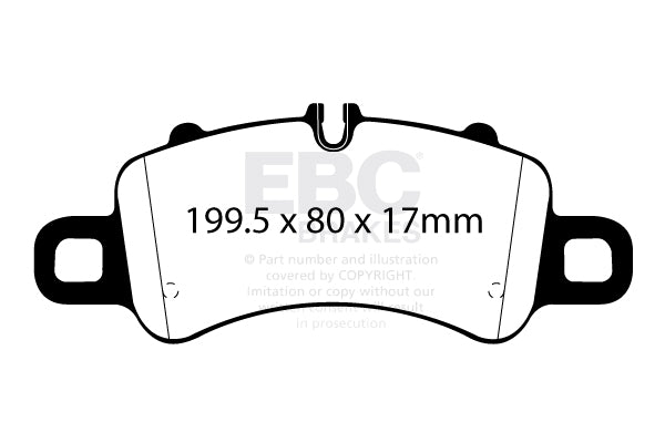 EBC Brakes Ultimax OE Replacement Brake Pad Set – DP817