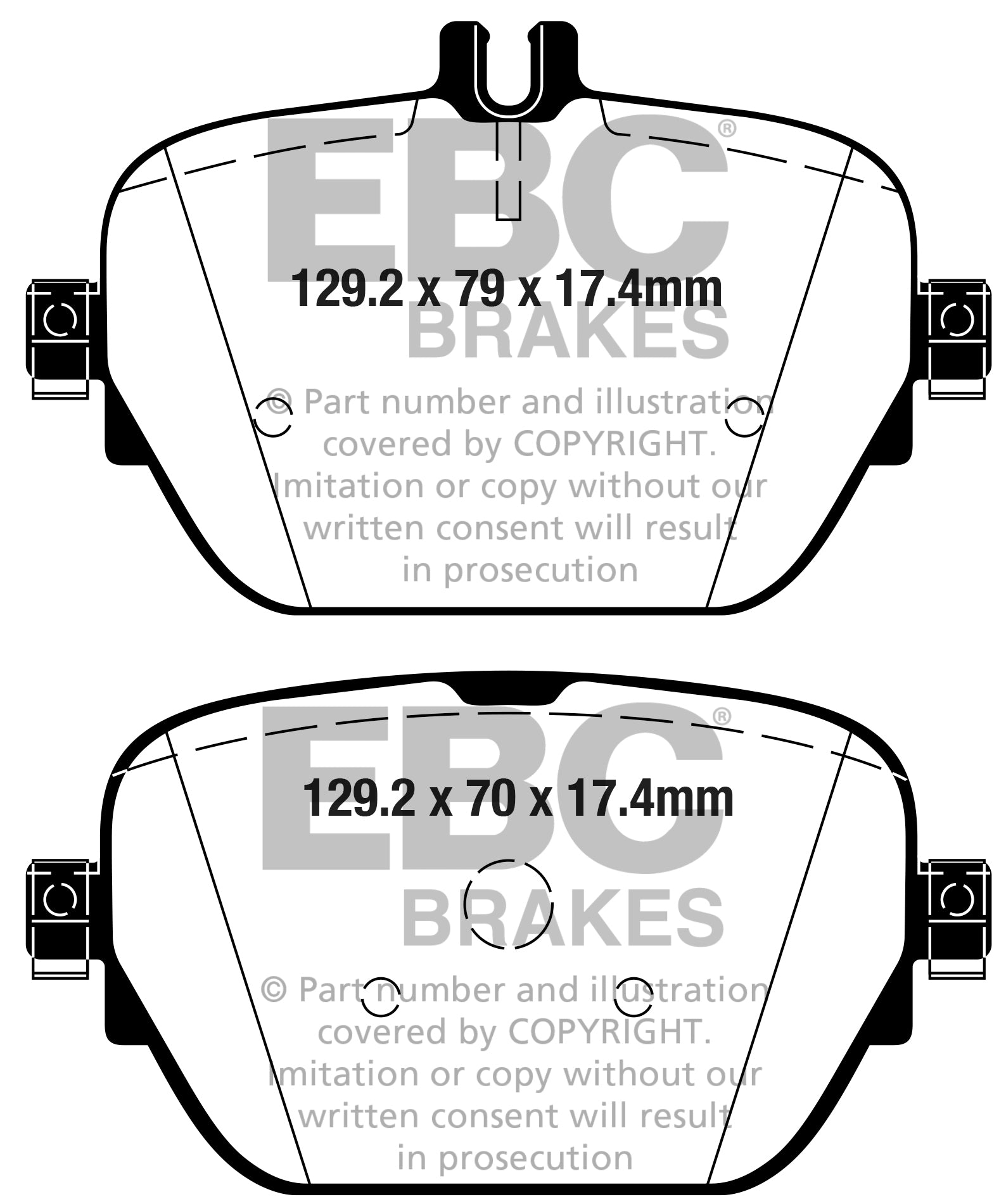 EBC Brakes Yellowstuff 4000 Series Street – DP42311R