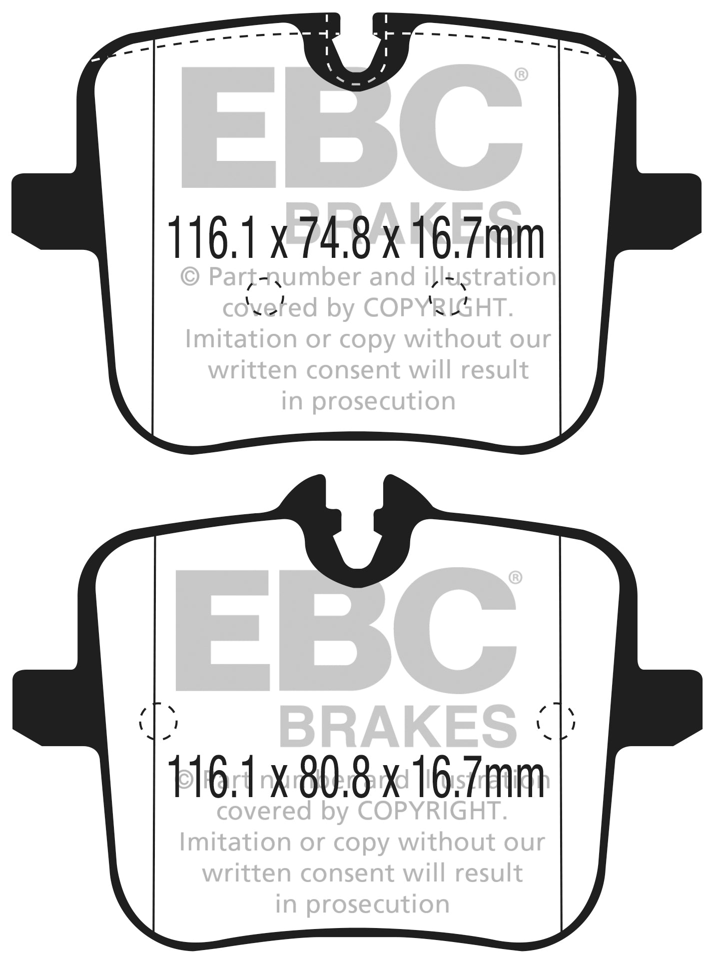 EBC Brakes Yellowstuff 4000 Series Street – DP42320R