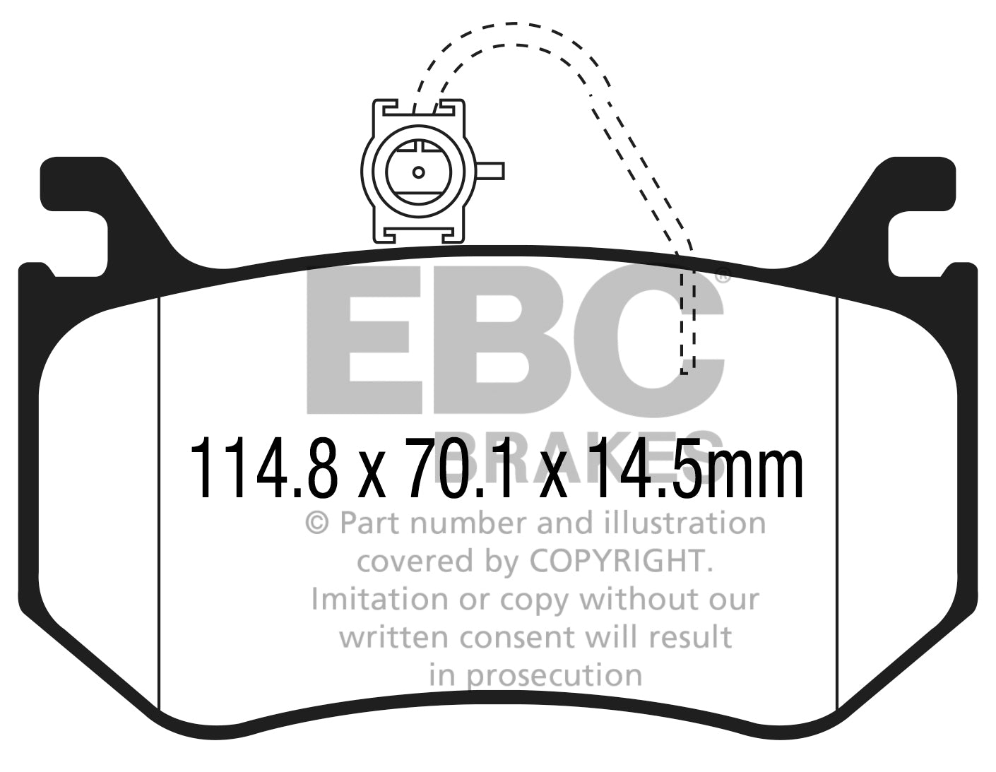 EBC Brakes Yellowstuff 4000 Series Street – DP42326R
