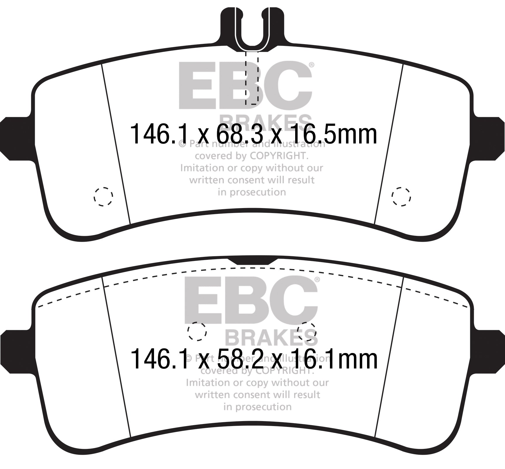 EBC Brakes Yellowstuff 4000 Series Street – DP42350R