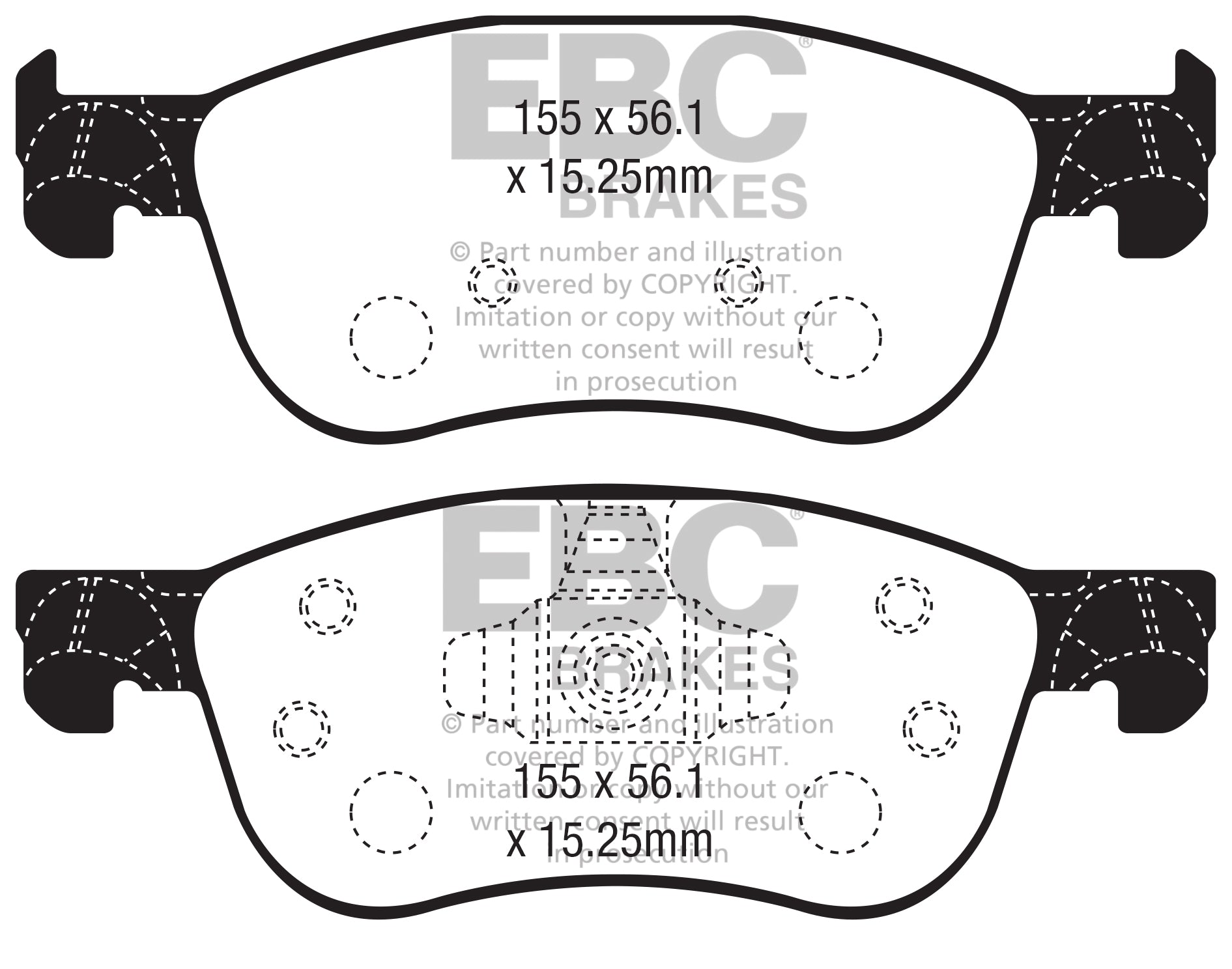 EBC Brakes Yellowstuff 4000 Series Street – DP42353R