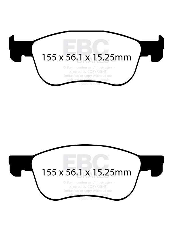 EBC Brakes Racing RP-1 Track and Race Brake Pads DP82353RP1 - Performance HQ - United Kingdom