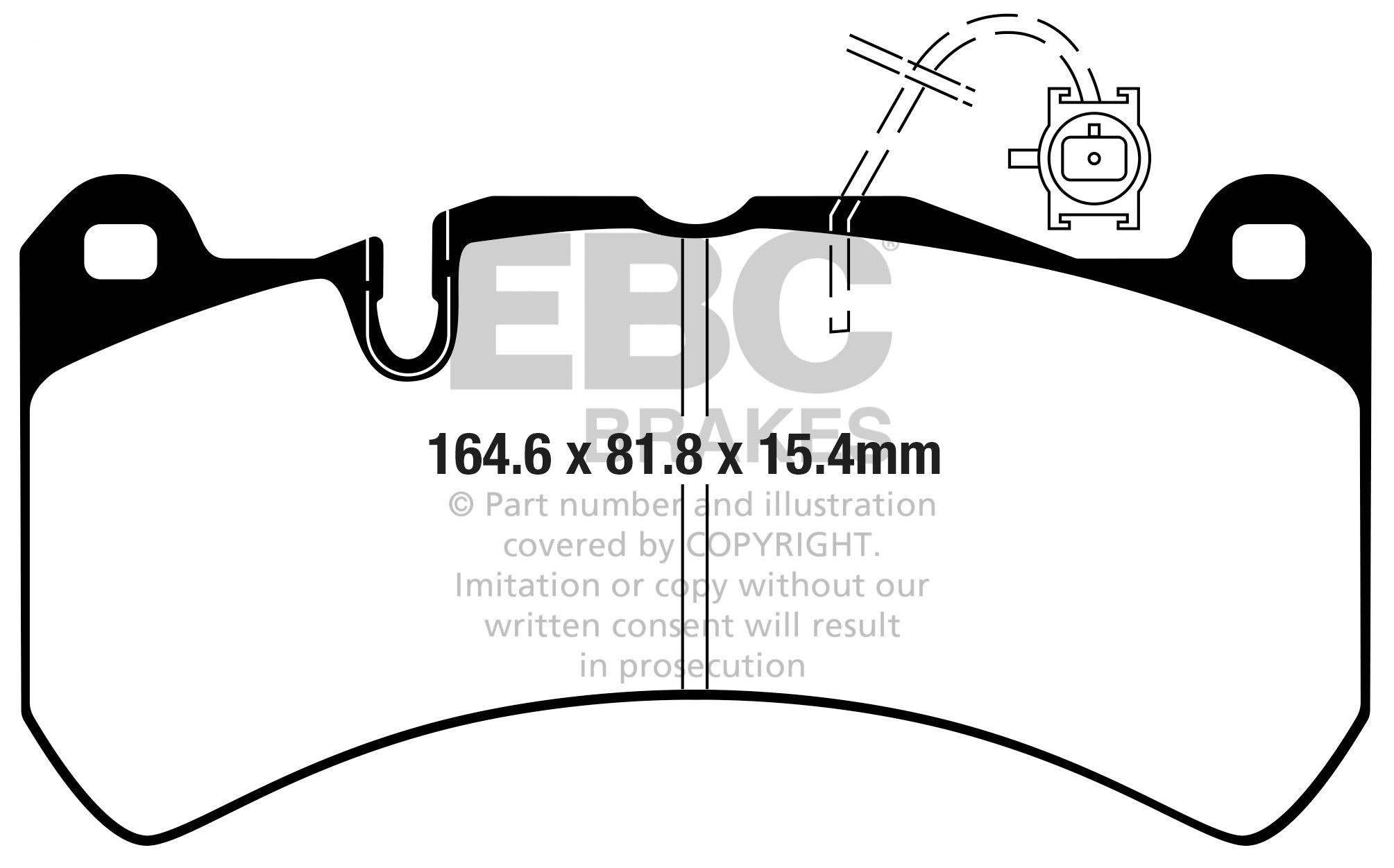 EBC Brakes Yellowstuff 4000 Series Street – DP42354R
