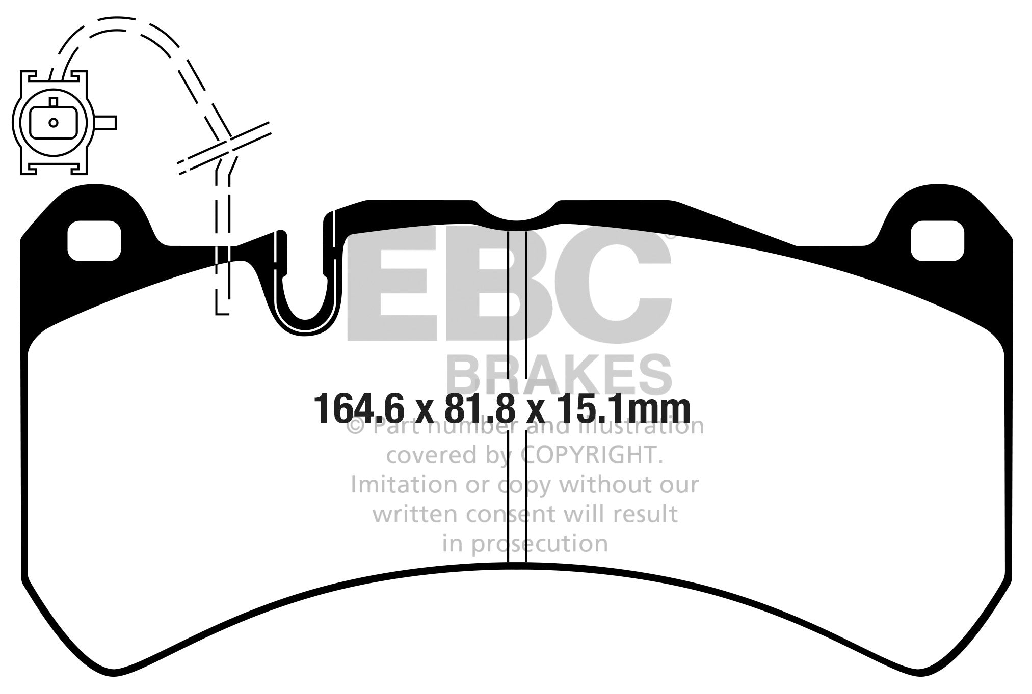 EBC Brakes Yellowstuff 4000 Series Street – DP42355R