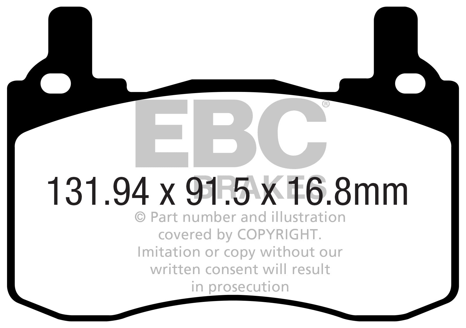EBC Brakes Yellowstuff 4000 Series Street – DP42357R