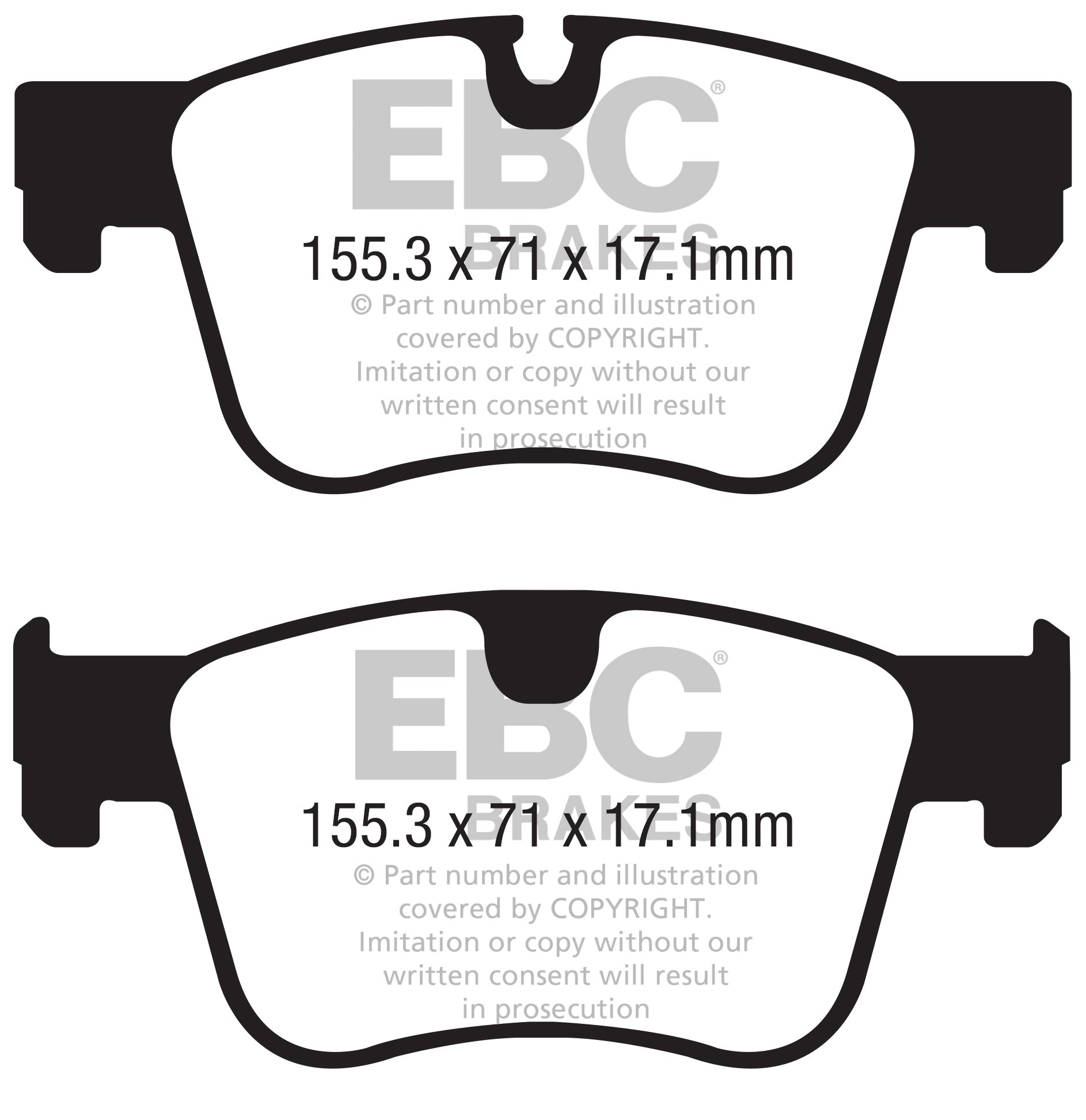 EBC Brakes Yellowstuff 4000 Series Street – DP42359R
