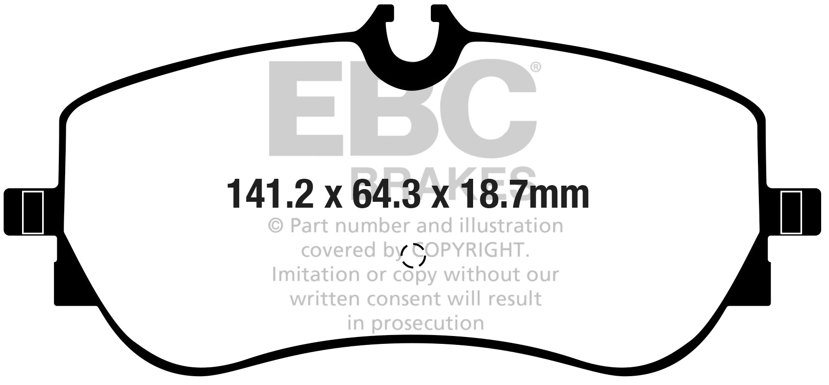 EBC Brakes Yellowstuff 4000 Series Street – DP42364R