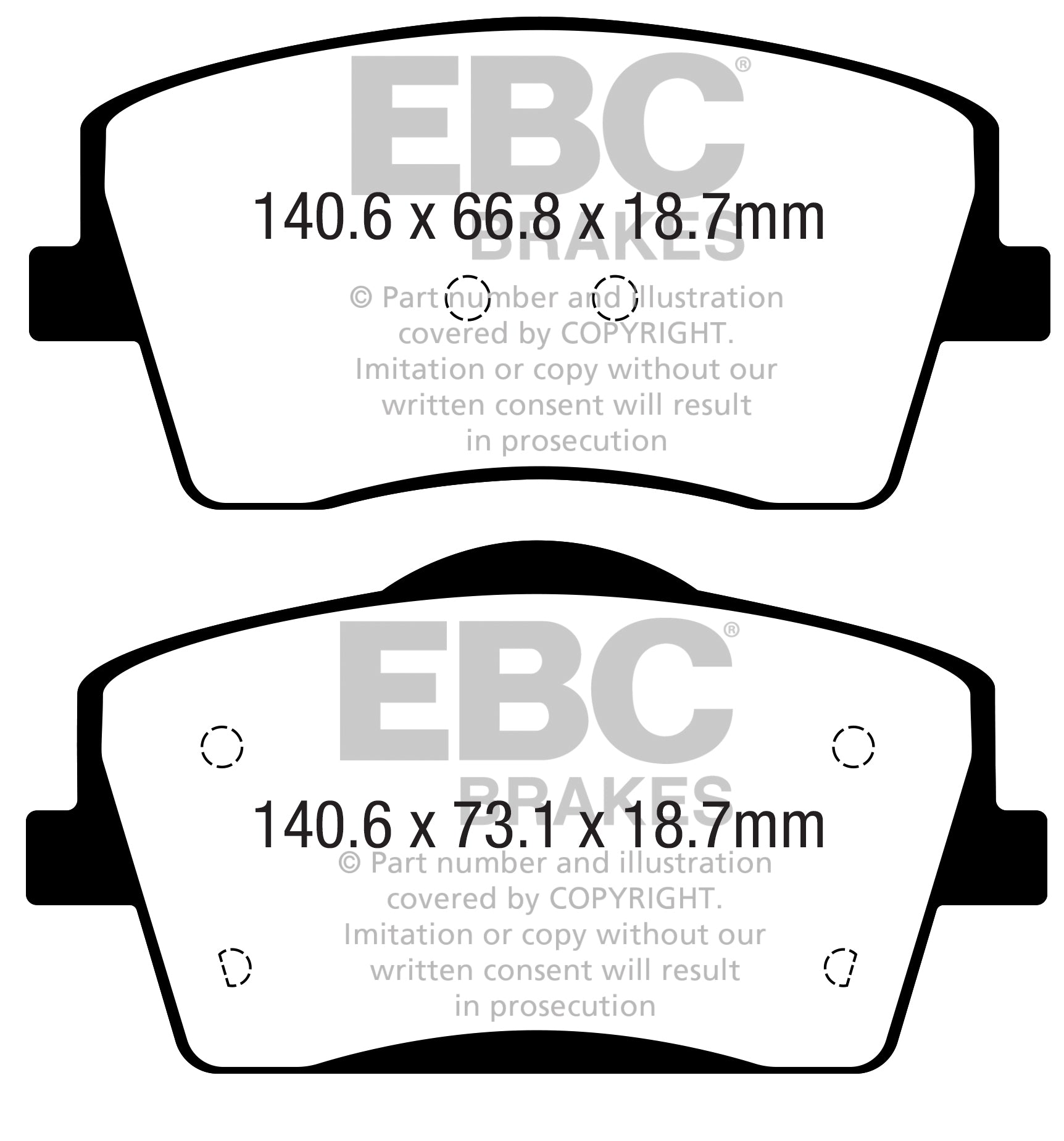 EBC Brakes Yellowstuff 4000 Series Street – DP42364R