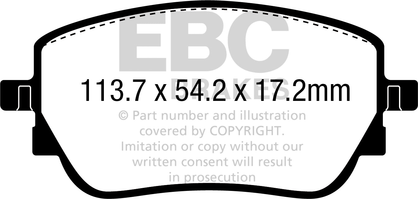 EBC Brakes 256x22mm Front GD Series Sport Discs (Pair) – GD817