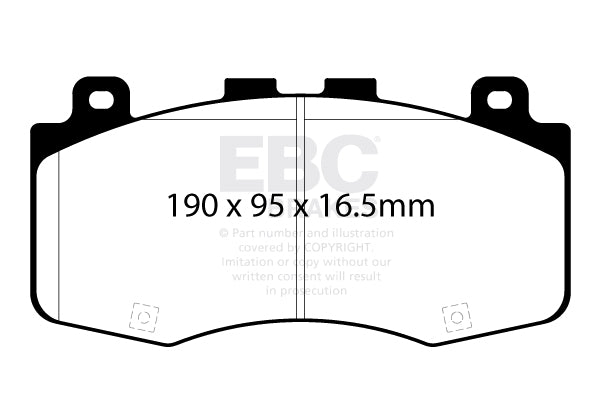 EBC Brakes Yellowstuff 4000 Series Street – DP42400R