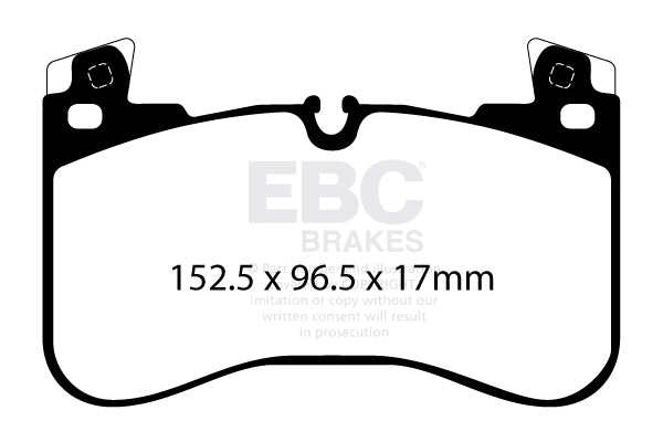 EBC Brakes Ultimax OE Replacement Brake Pad Set – DPX2401