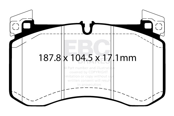 EBC Brakes 256x22mm Front GD Series Sport Discs (Pair) – GD817