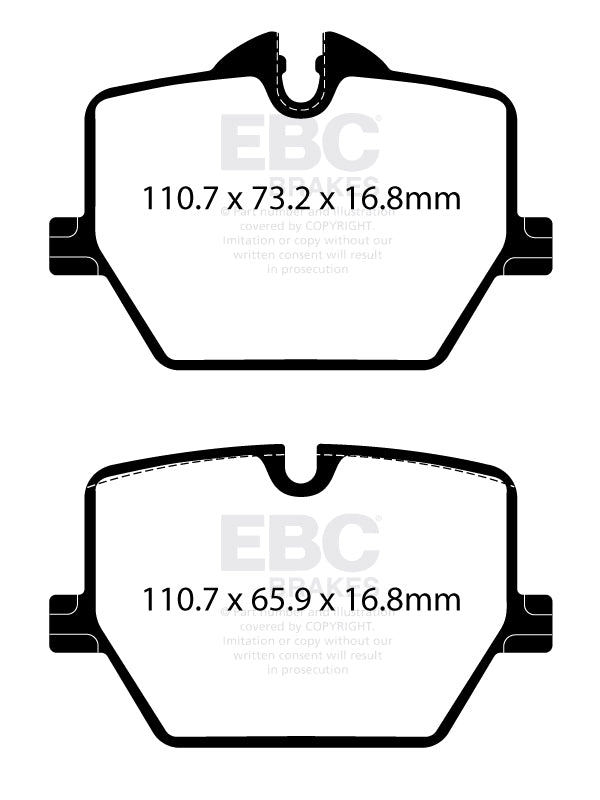EBC Brakes Racing RP-X Track and Race Brake Pads – DP82415RPX