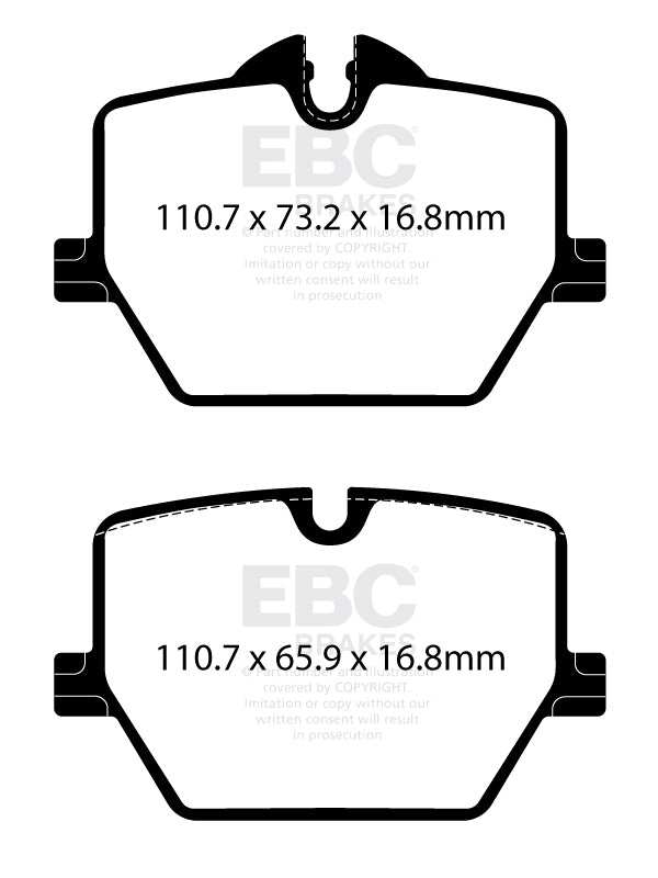 EBC Brakes Racing RP-X Track and Race Brake Pads DP82415RPX - Performance HQ - United Kingdom