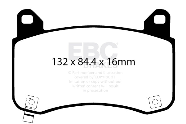 EBC Brakes Yellowstuff 4000 Series Street – DP42416R