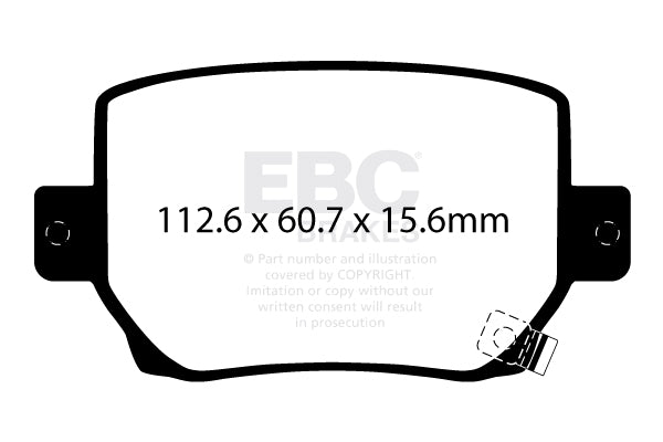 EBC Brakes Yellowstuff 4000 Series Street – DP42419R