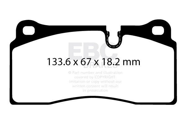 EBC Brakes Yellowstuff 4000 Series Street – DP42423R