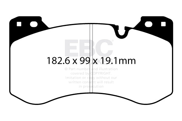 EBC Brakes Ultimax OE Replacement Brake Pad Set – DP891