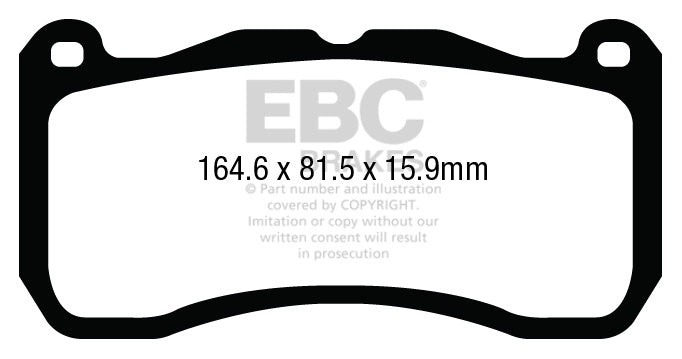 EBC Brakes Yellowstuff 4000 Series Street – DP43013R