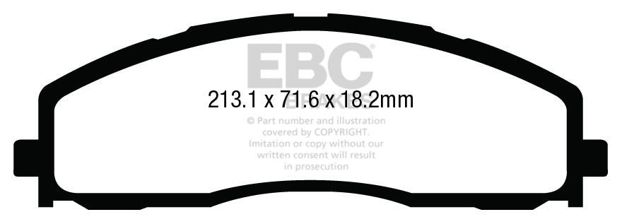 EBC Brakes Yellowstuff 4000 Series Street – DP43014R