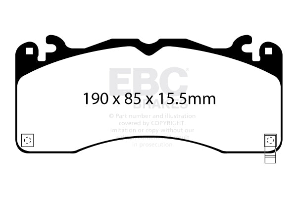 EBC Brakes Yellowstuff 4000 Series Street – DP43039R