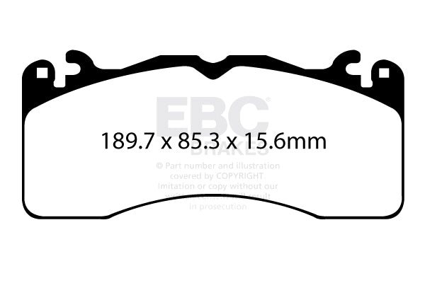 EBC Brakes Ultimax OE Replacement Brake Pad Set – DP831